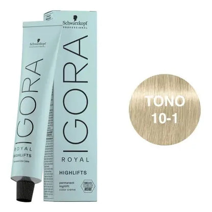 Tinte Profesional Permanente Igora Royal Schwarzkopf 60ml Tono 10-1