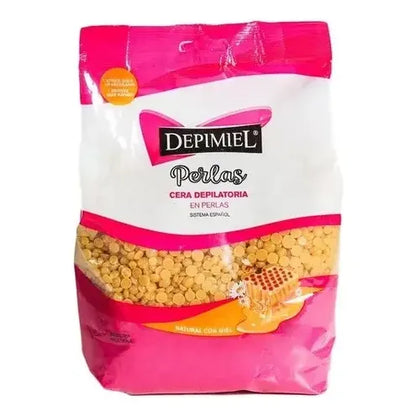 Cera Para Depilar Sistema Español Depimiel En Perlas Natural 400gr