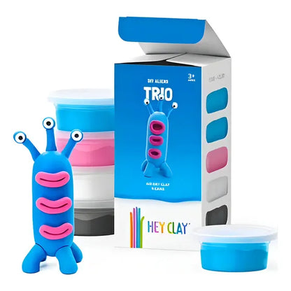 Hey Clay Plastilina Moldeable Color Trio Arcilla Creativa Niños 3+