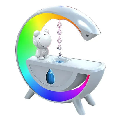 Parlante G Lámpara Gamer Con Luz Led Rgb Humidificador