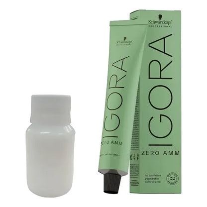 Tinta Igora Zero Amm 60 Ml Mas Oxidante De 60ml Sin Amoniaco