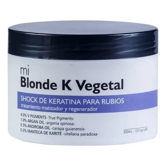 Blonde Keratina Vegetal 300ml Matizador Y Regenerador