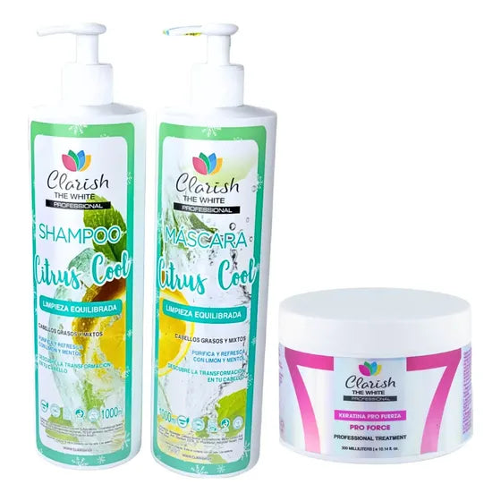 Shampoo Sin Sal  + Acond Menta Limón + Keratina Sólida
