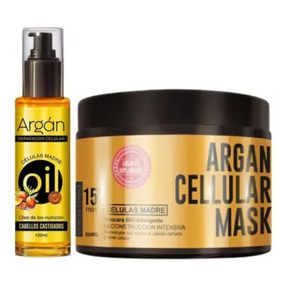 Máscara Células Madres Riviera 350gr + Aceite De Argán 100ml