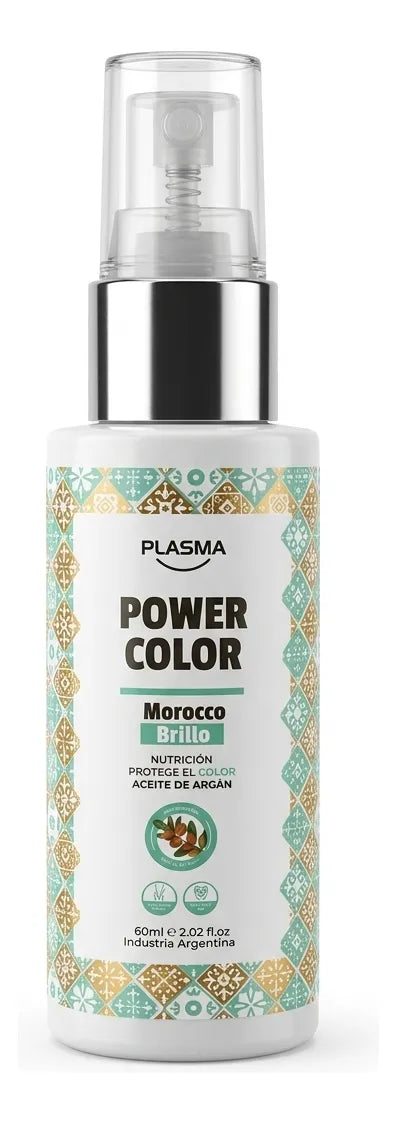 Spray Brillo Power Color Plasma  Moroco 60ml Aceite Argan