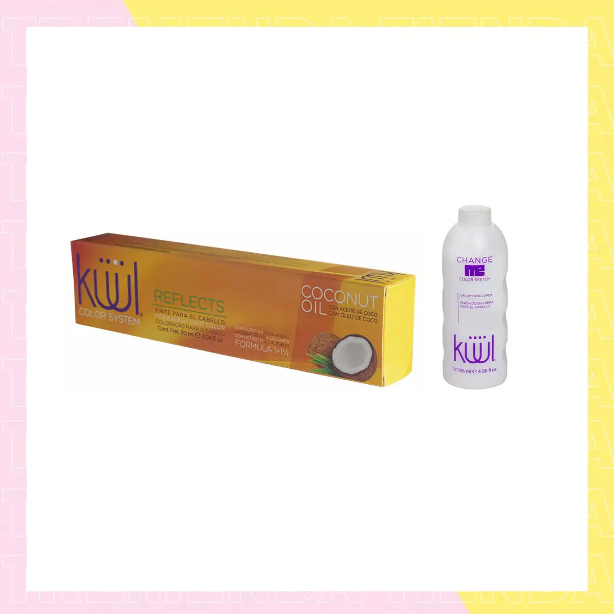 Tinta Kuul Color Reflects Violeta 90ml + Oxidante Activador