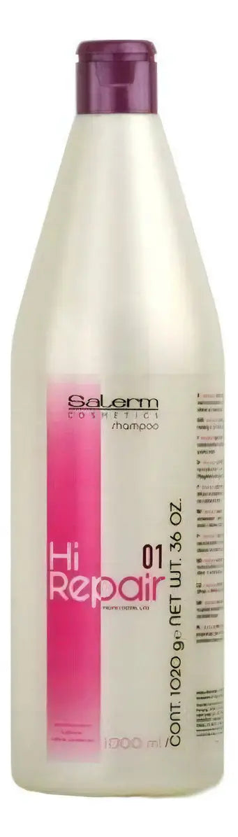 Shampoo Salerm Cabello Dañado Y Deshidratado Hi Repair 1 L