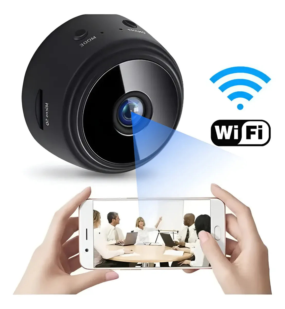 Mini Cámara Espía Inalámbrica 1080p Wifi Visión! Sin Sd !