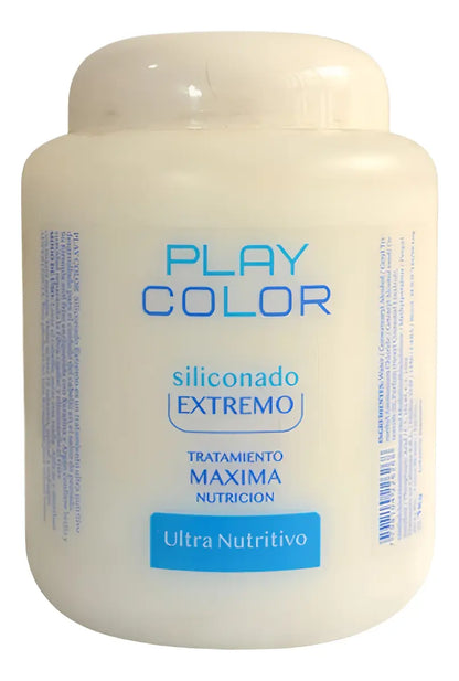 Baño De Crema Siliconado Extremo  Nutritivo 1kg Play Color