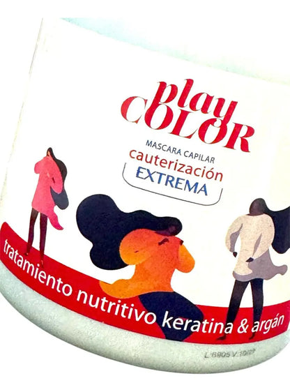 Baño De Crema Cauterización Extrema Argán Play Color 1kg