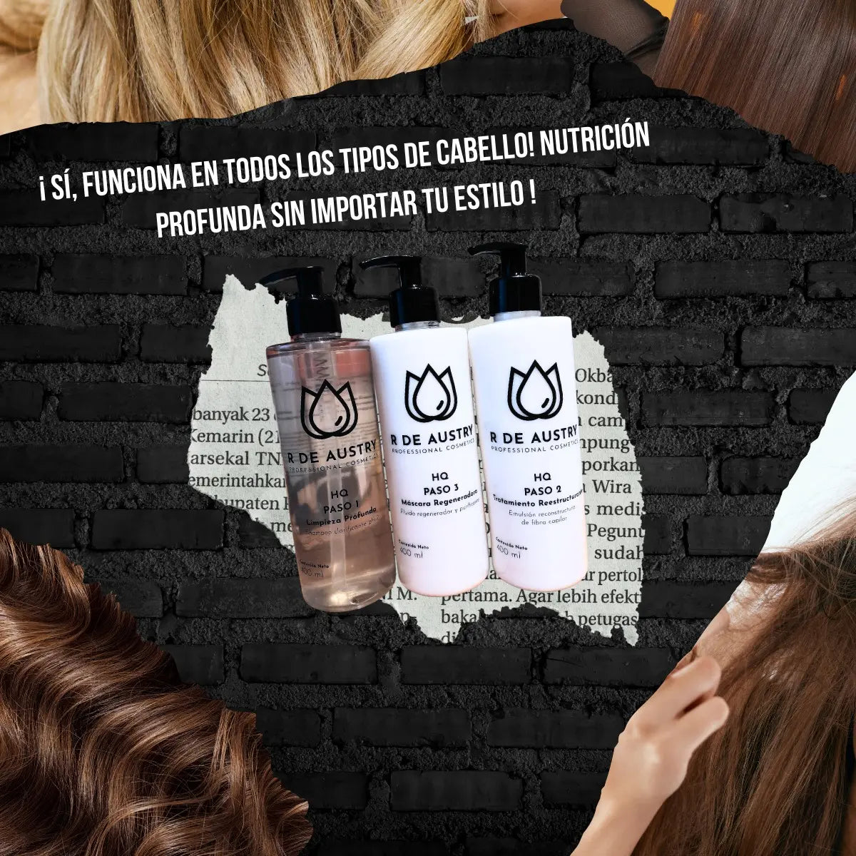 Kit Keratina Hidrolizada R De Austry Hq Advance 300ml