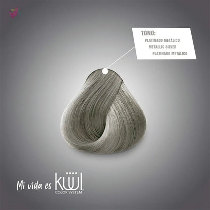 Küül Color System Hair color cream metálicos Platinado metálico