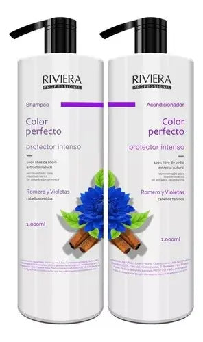 Shampoo + Acondicionador Riviera - Cabellos Teñidos