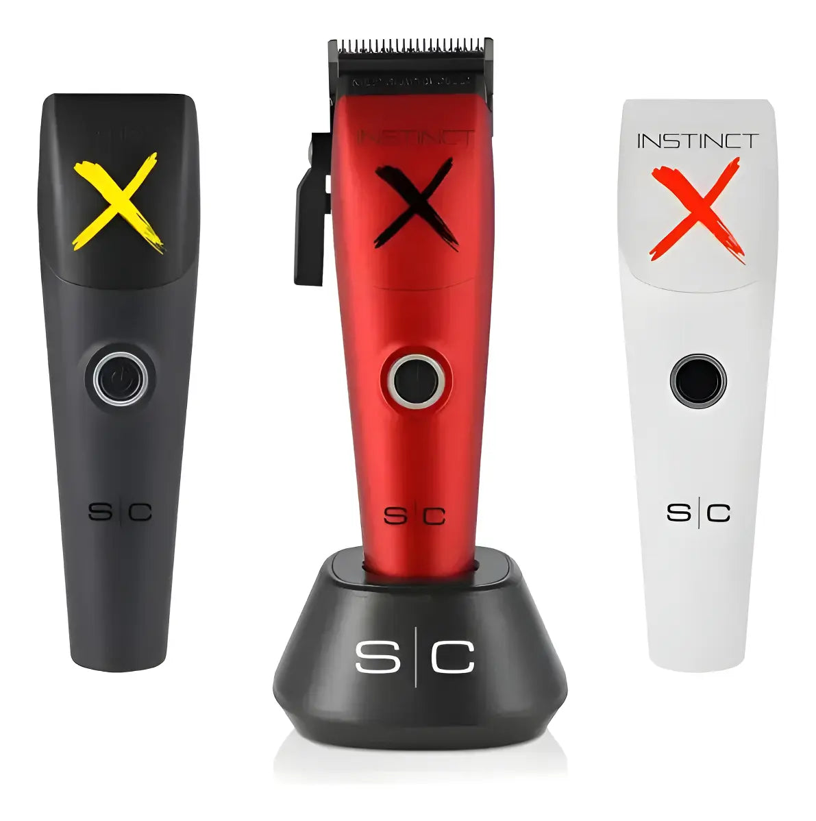 Stylecraft Pro Clipper Instinct X Máquina De Corte Prof - Rojo-blanco-negro