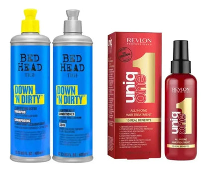 Kit Tigi Shampoo Y Acondicionador + One De Revlon