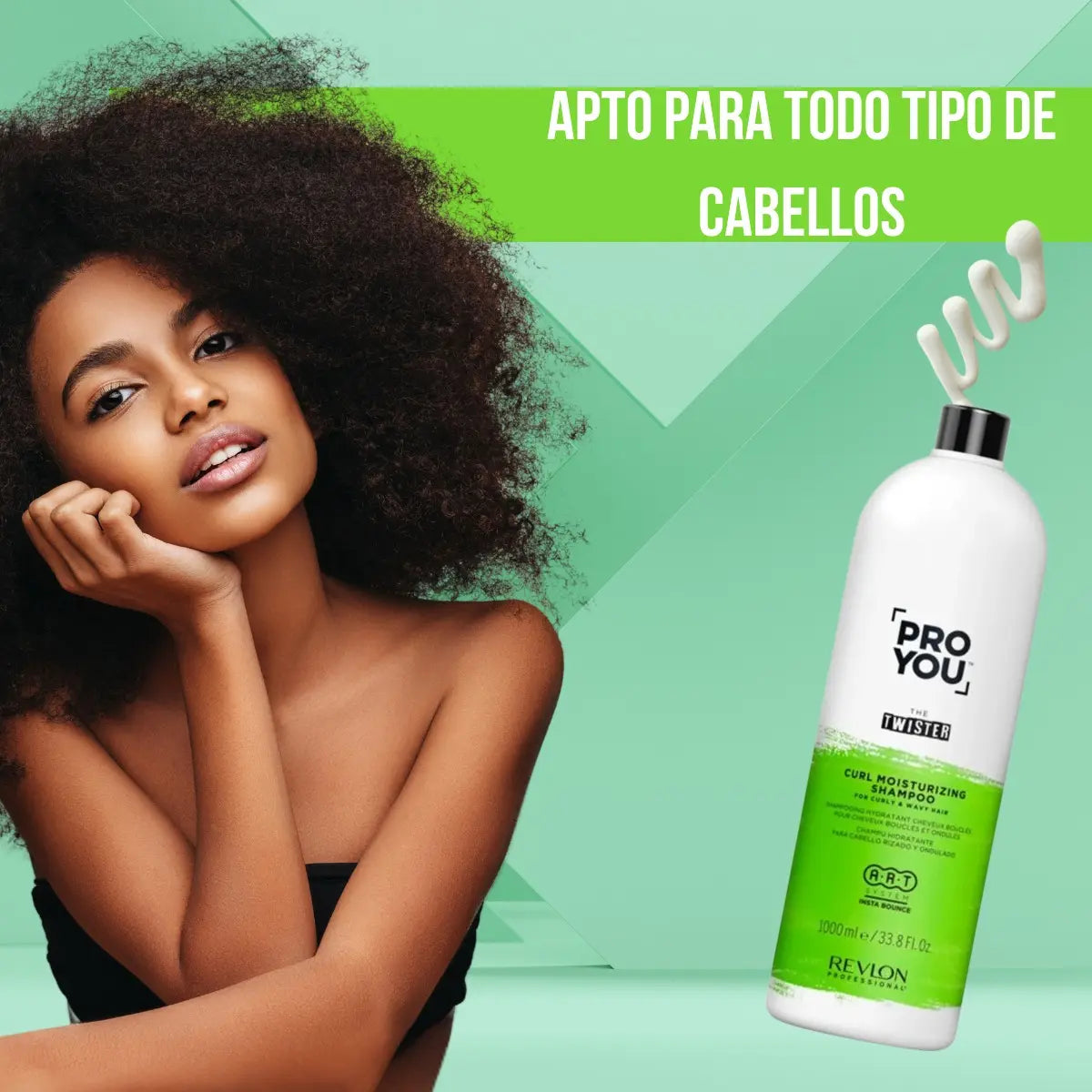 Shampoo Rizador De Cabello One Revlon 1000ml Profesional