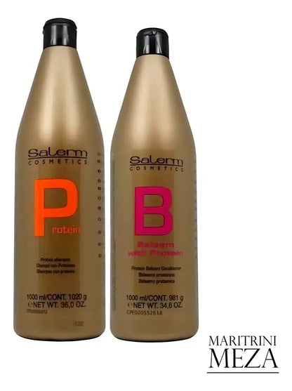 Shampoo De Proteínas Salerm De 1 Litro