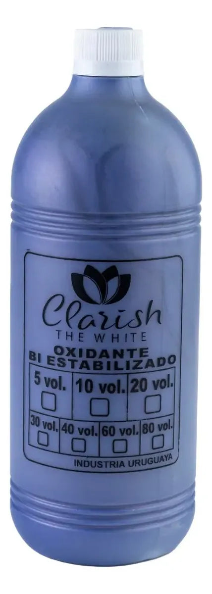 Oxidante Blonde Cremoso Estabilizador 1lt Clarish The White