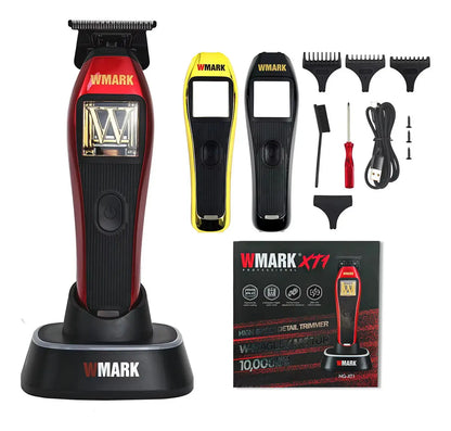 Patillera Wmark Ng-xt1 Motor Vectorial Magnético 10000rpm Color Rojo 110v/220v