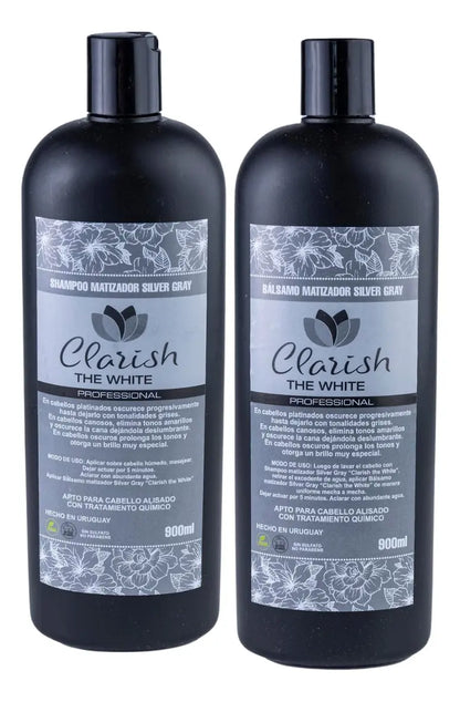 Shampoo Y Acondicionador Kit Matizador Silver Gray 900 Ml