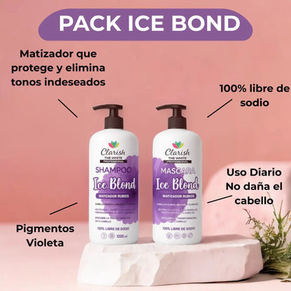 Shampoo Matizador Uso Diario Pigmentos Violeta  1t Clarish