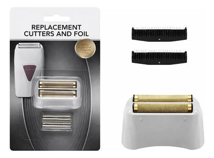 Cabezal Doble Foil Repuesto Afeitadora Profesional Generico