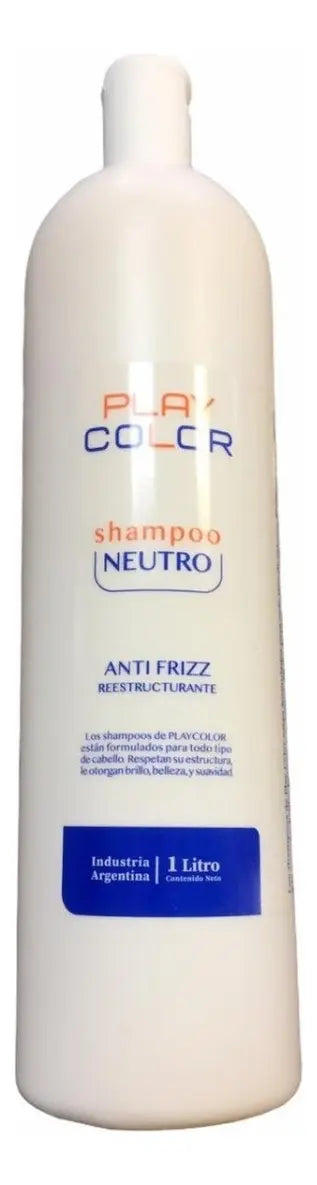 Shampoo Neutro Anti Frizz Play color Plasma 1000ml