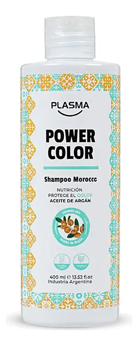 Shampoo Cabellos Teñidos Plasma Morocco Power Color 400m