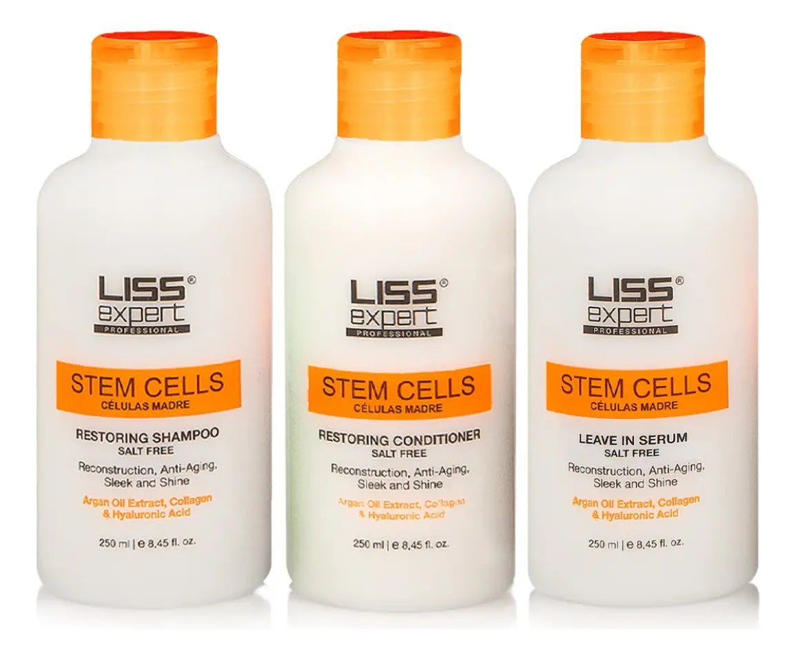 Shampoo Células Madre + Kit Completo Liss Expert