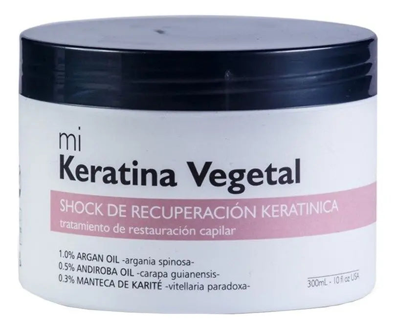 Mi Keratina Vegetal 300ml Shock De Recuperación Keratínica