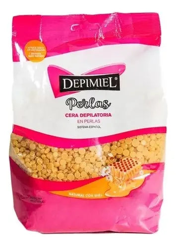 Cera Para Depilar Sistema Español Depimiel En Perlas Natural 400gr