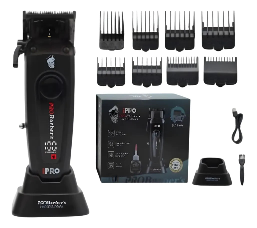 Maquina Corta Pelo Ipro 11500 Rpm Kit Profesional