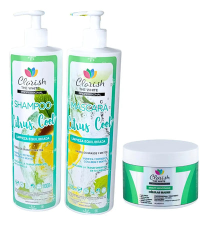 Pack Shampoo Sin Sal + Acond Limpieza Profunda + Alisado S/f