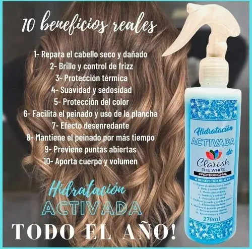 Hidratacion Activada Clarish The White 270 Ml