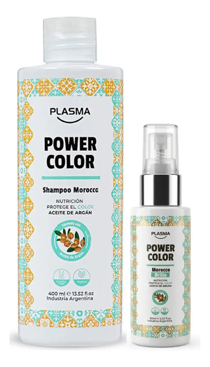 Pack Power Color Shampoo + Brillo Profesional Plasma
