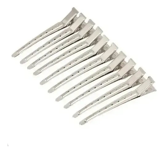 Pinza De Aluminio X 100 Pinzas De Aluminio Cortas