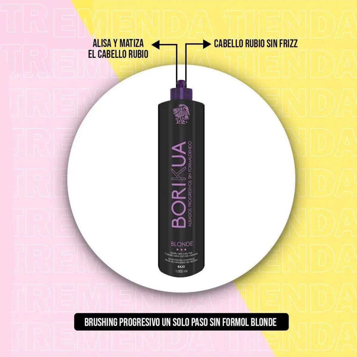 Brushing Progresivo Un Solo Paso Sin Formol Blonde Borikua