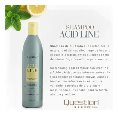 Shampoo Question Acid Line 480 Ml