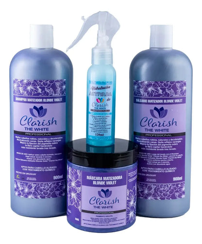 Pack Shampoo - Acond, Mascara Matizadora + Desenrredante Obs