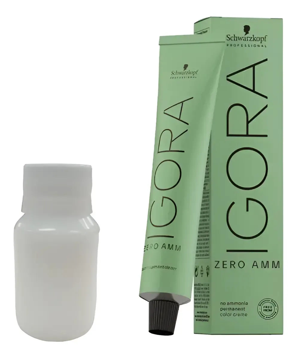 Tinta Igora Zero Amm 60 Ml Mas Oxidante De 60ml Sin Amoniaco