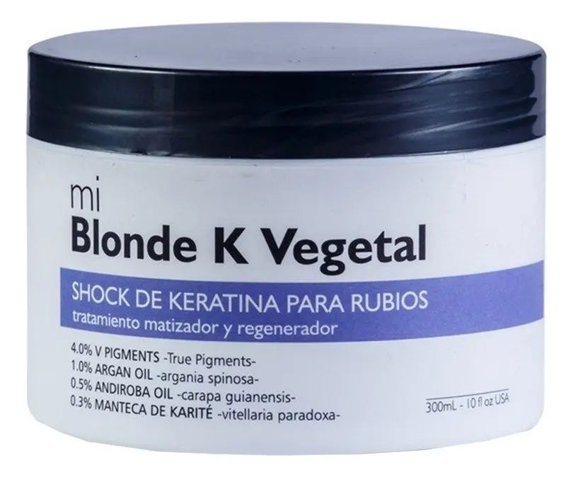 Blonde Keratina Vegetal 300ml Matizador Y Regenerador