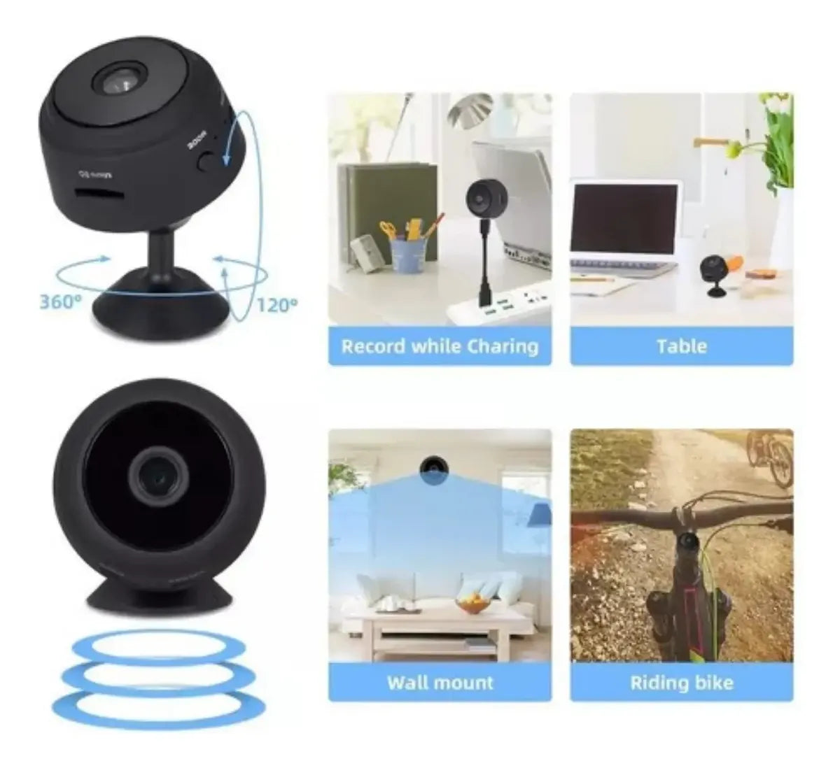Mini Cámara Espía Inalámbrica 1080p Wifi Visión! Sin Sd !