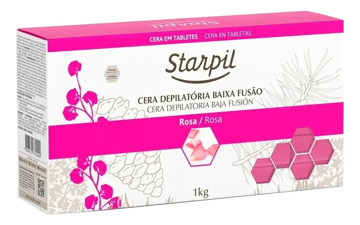 Cera Depilatoria En Pastilla Starpil Rosa Piel Sensible 1Kg