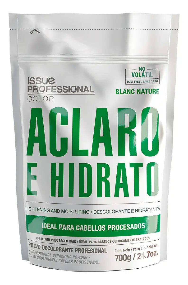 Polvo Decolorante Issue Profesional Aclaro E Hidrato Blanc Nature 700gr