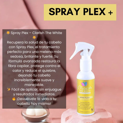 Spray Reparador Capilar Profesional Clarish The White 120ml