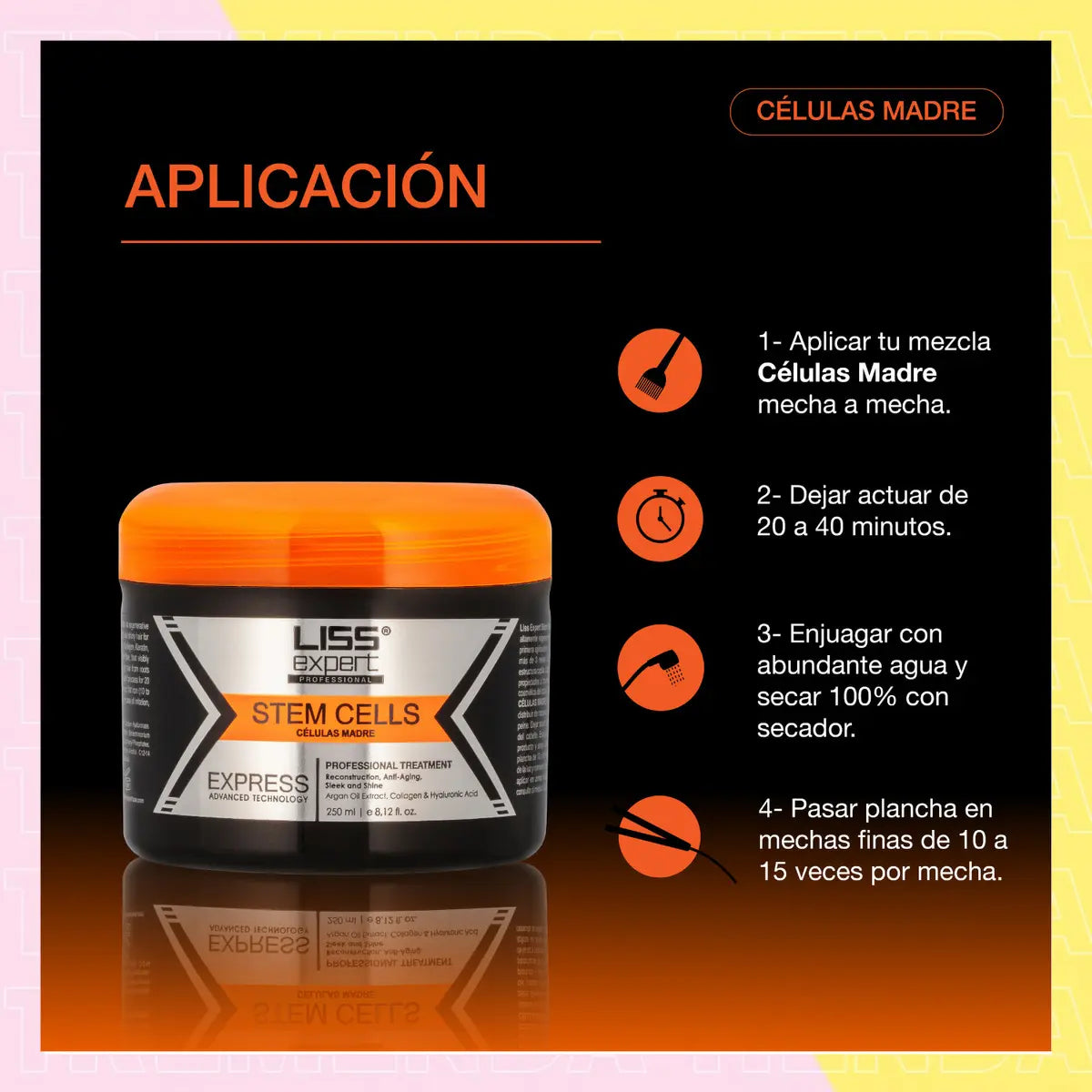 Alisante Liss Expert Celulas Madres Professional Stem Cells Alisador de 250mL