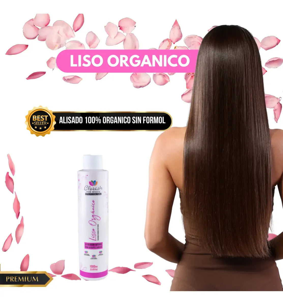 Alisado Progresivo Sin Formol Orgánico Clarish The White