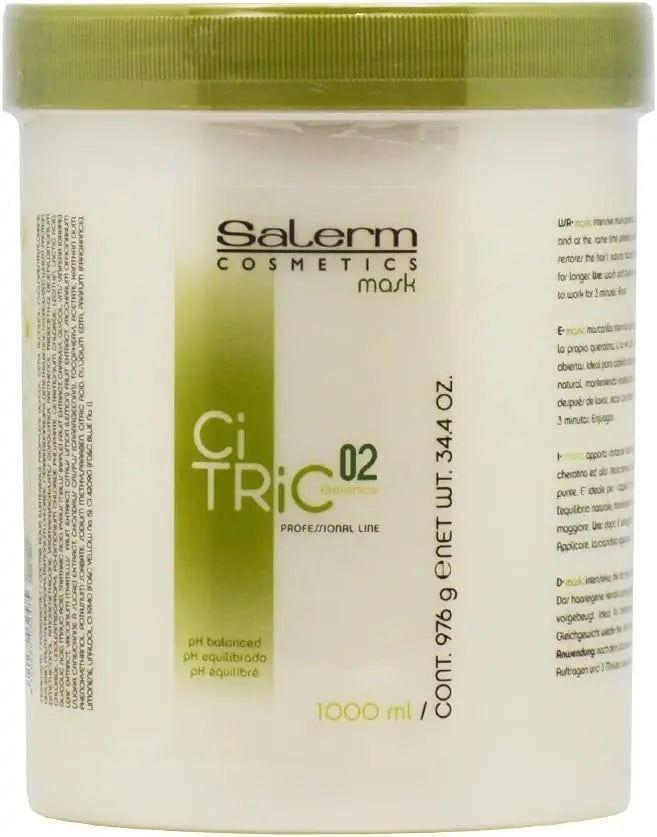 Mascarilla Salerm® Citric P/ Cabello Teñido 1 Litro