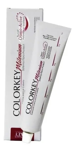 Tinta Cabello Silkey Mundial Colorkey Milenium Tono 12 Gris Plata 120ml