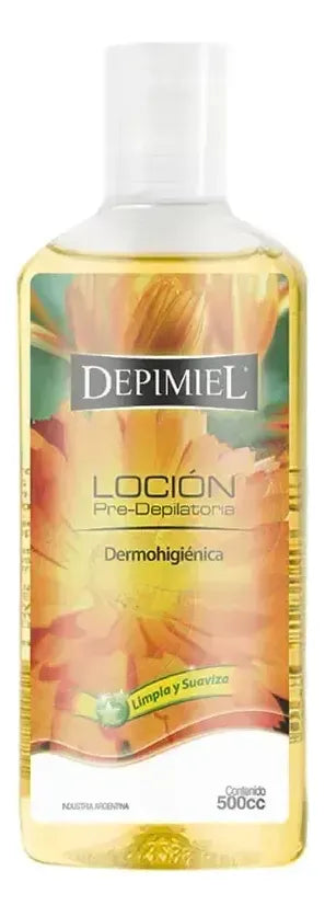Loción Pre Depilatoria X 500 Ml Depimiel Limpia Y Suaviza